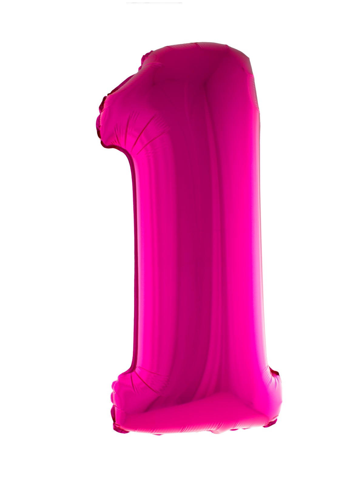 XXL Folienballon Zahl 1 Pink 102cm Pierros Karneval Party Shop