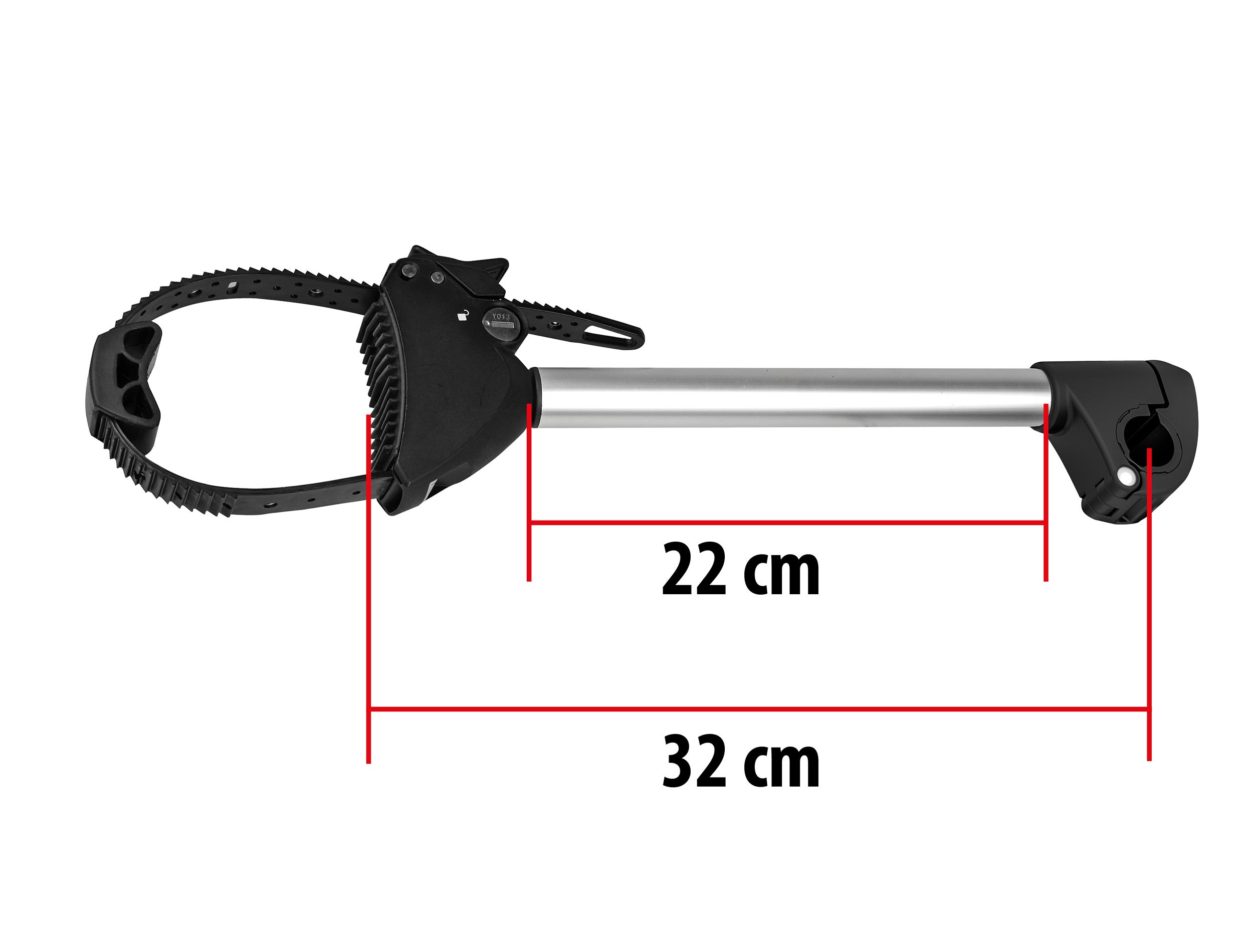Eufab Strap Rahmenhalter lang Ø 25+30mm
