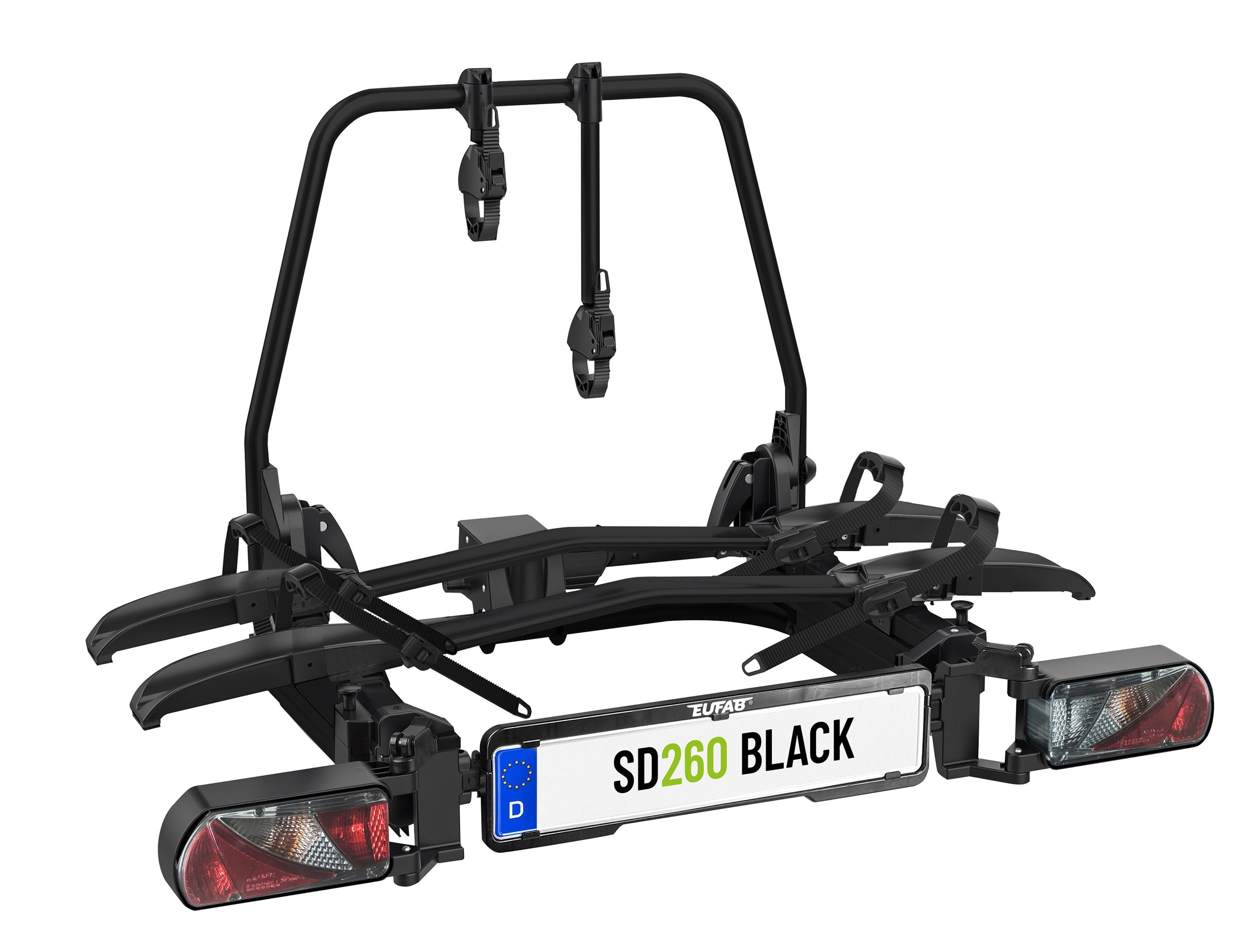 Fahrradträger SD260 Flügeltüren Kupplungsträger schwarz Fahrradträger SD260 Flügeltüren Kupplungsträger schwarz