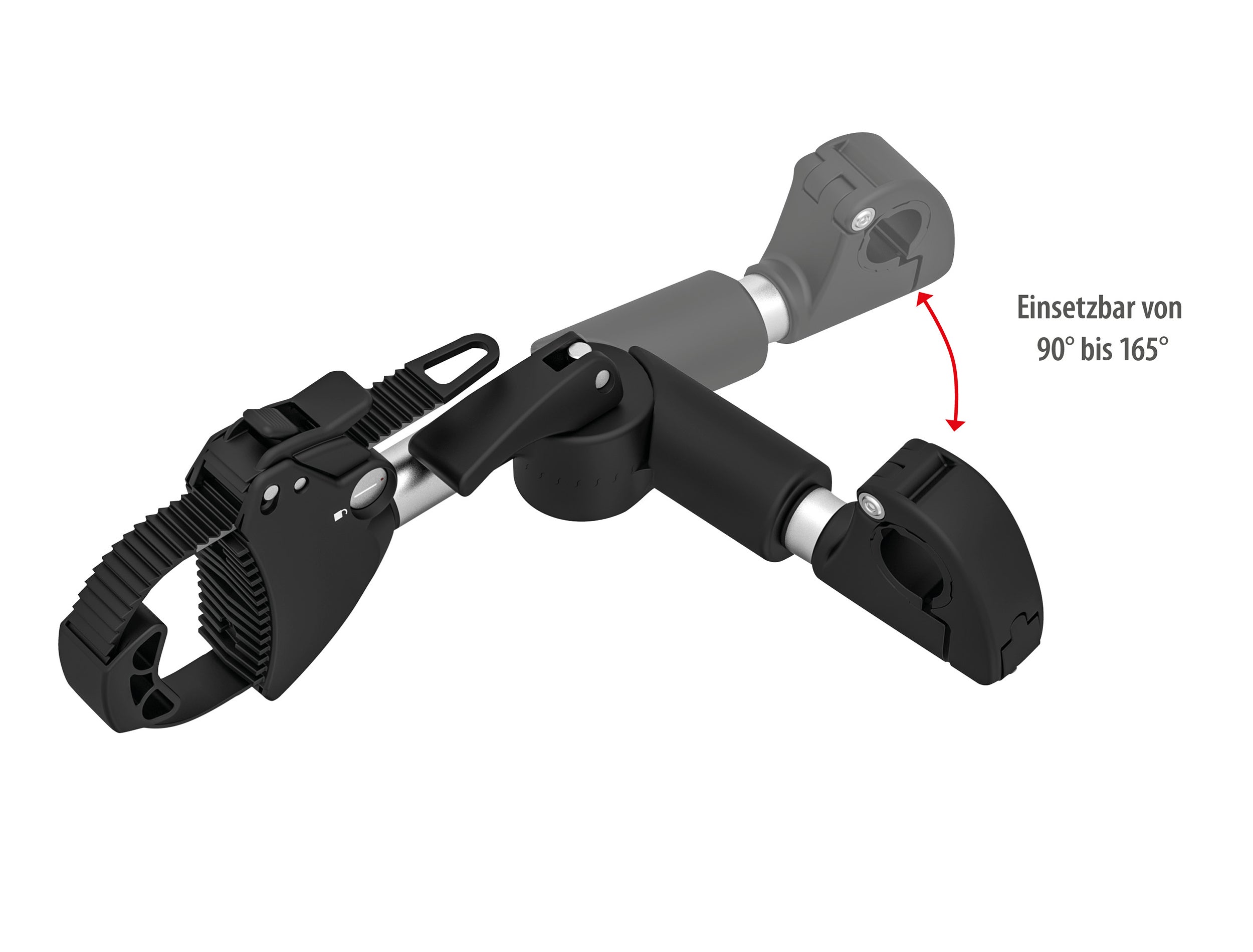 Eufab verstellbarer Strap Rahmenhalter 27 cm