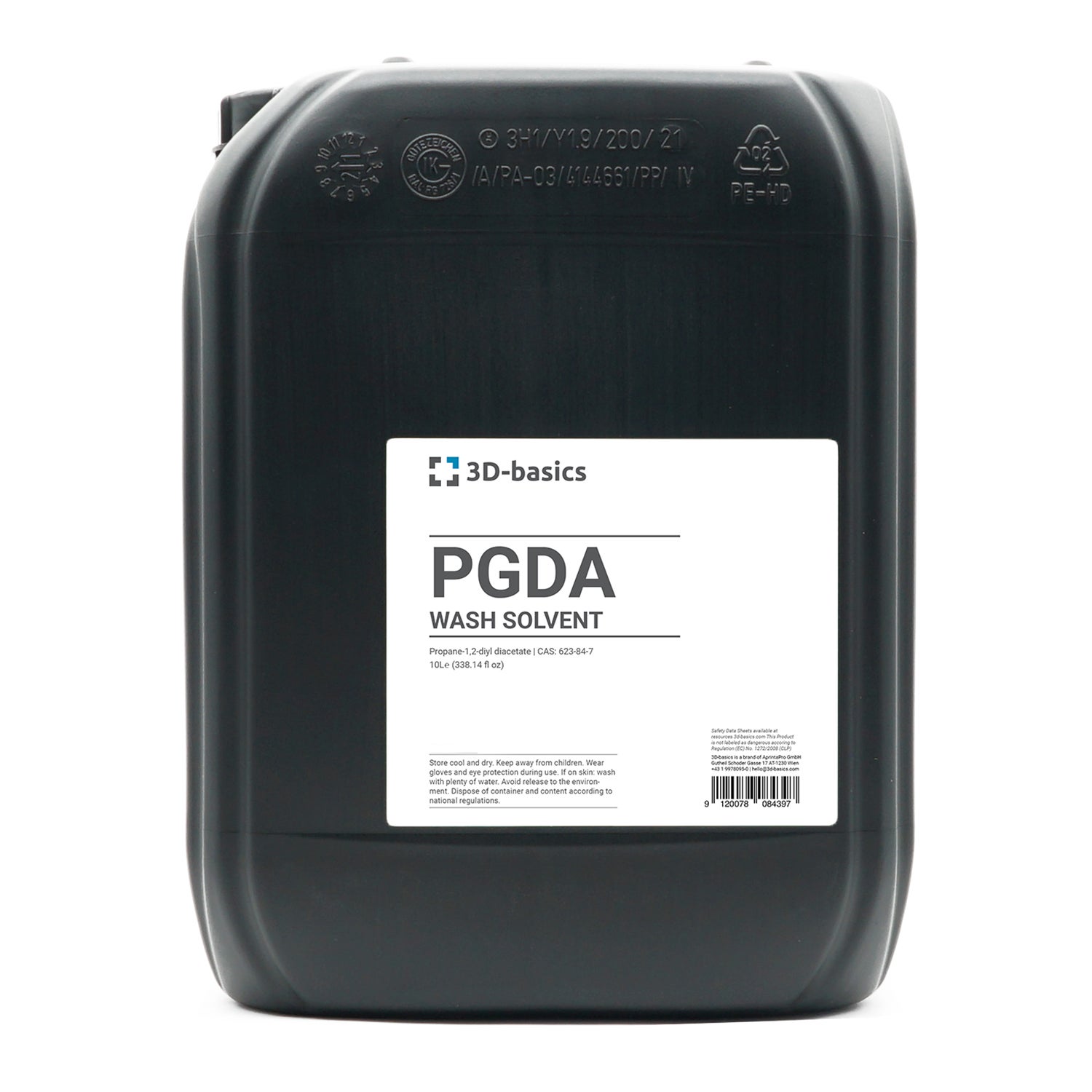 wash solvent, PGDA, 3D basics, propylene glycol, drum