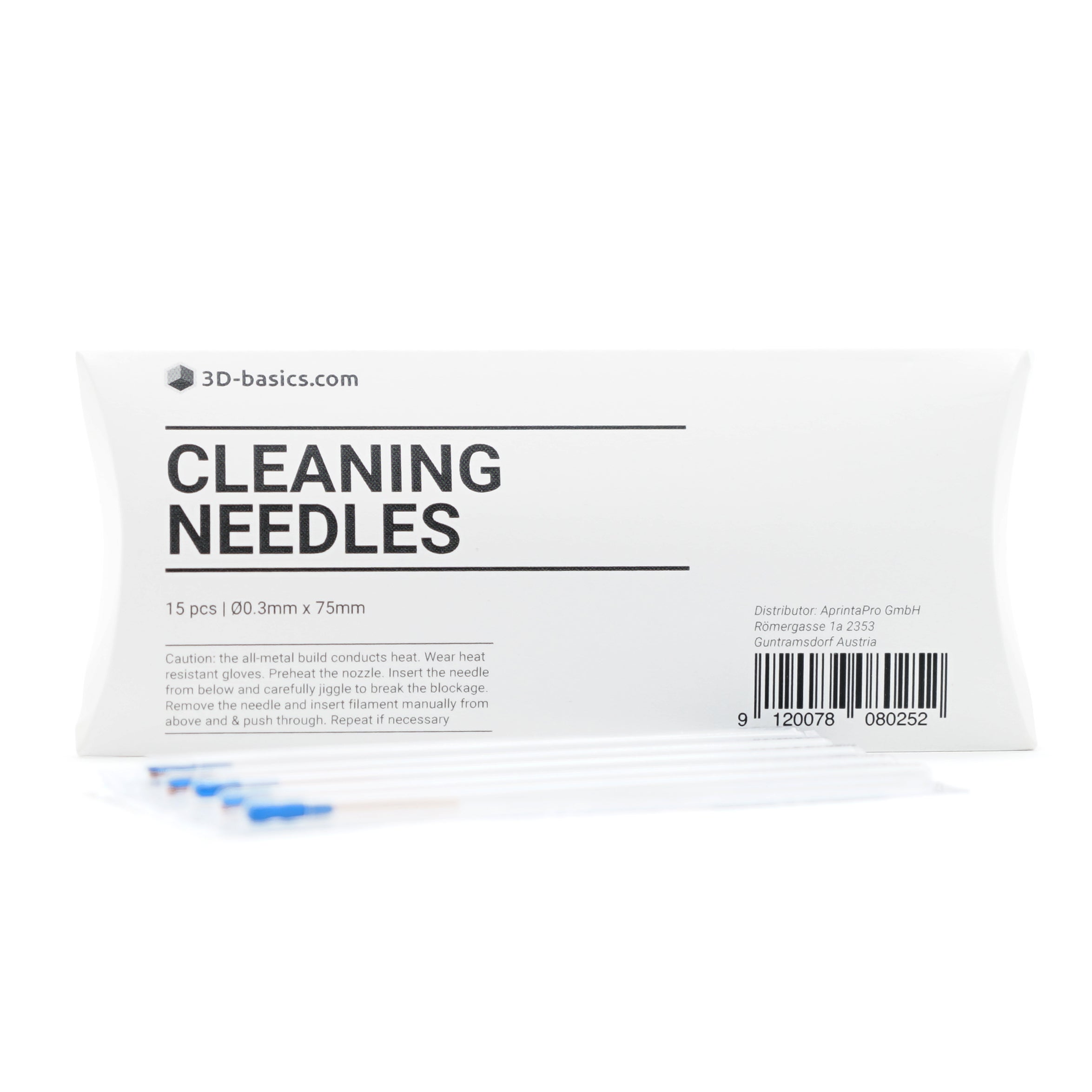 Cleaningneedles | 0.3 x 75mm - 15x