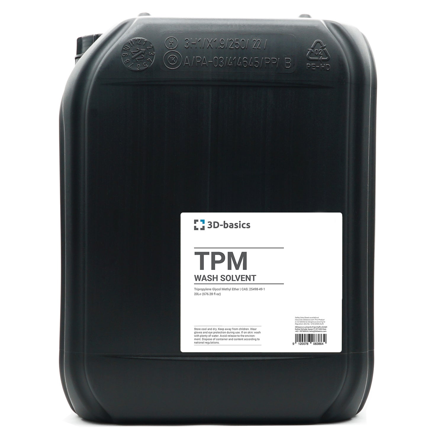 Electronics, Mobile Phone, Phone, Plastic canister, Wash solvent, TPM, black, large volume