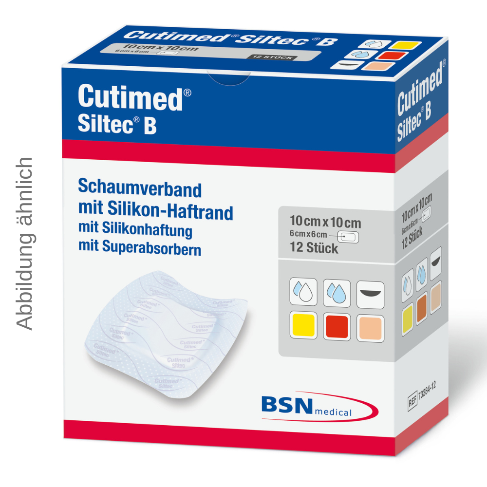 Cutimed® Siltec® B Silikon-Schaumverband Cutimed® Siltec® B Silikon-Schaumverband