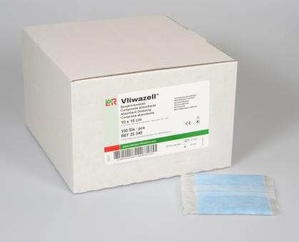 Vliwazell Saugkompresse 10x10cm, 100 Stück Vliwazell Saugkompresse 10x10cm, 100 Stück