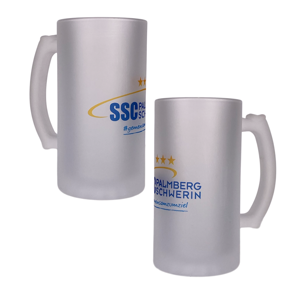 Glasbierkrug