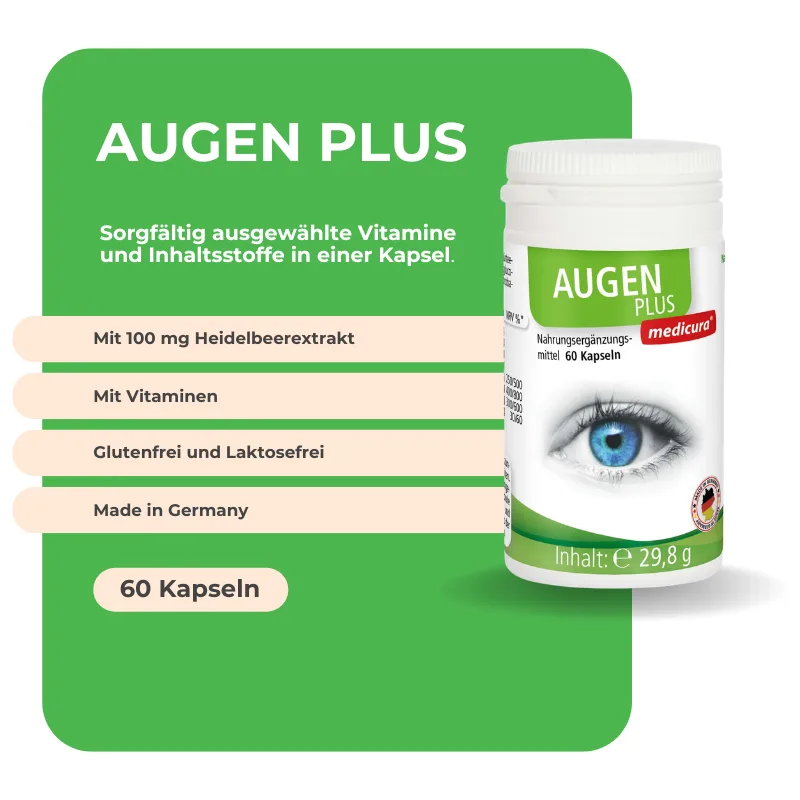 Medicura Augen Plus - 60 Kapseln