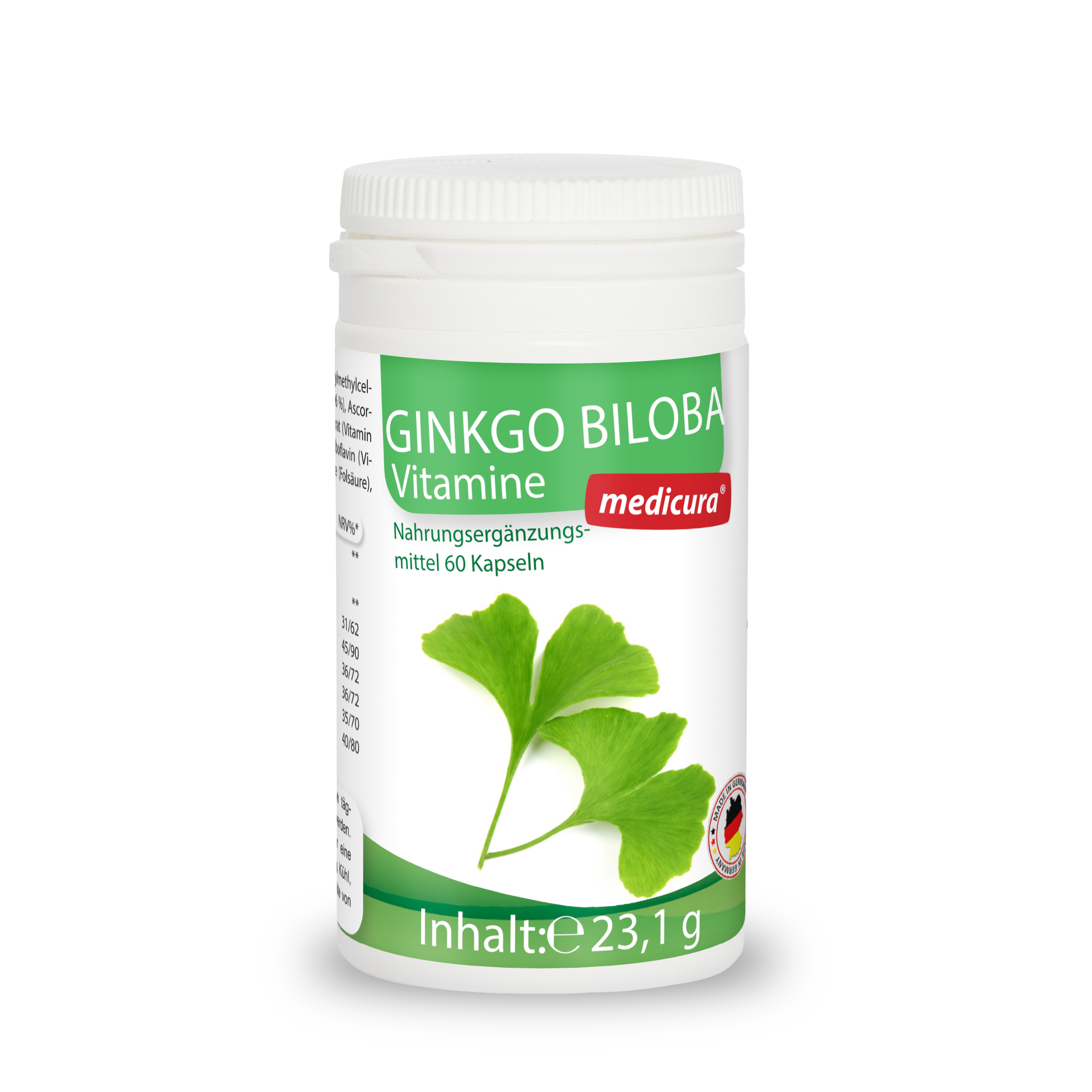 Ginkgo Biloba - 60 Kapseln