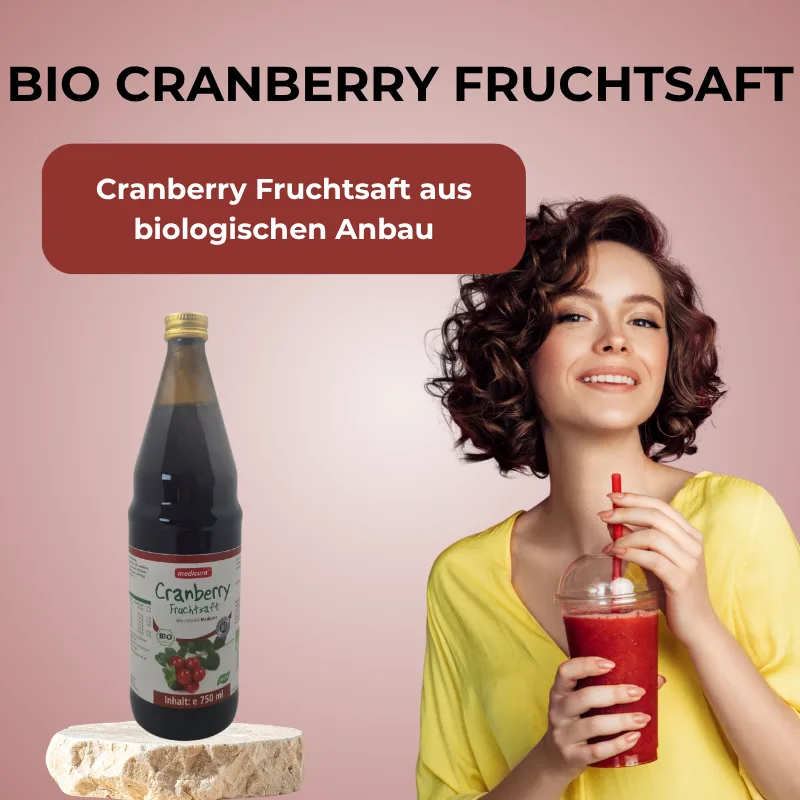 Medicura Bio Cranberry Fruchtsaft - 330 ml