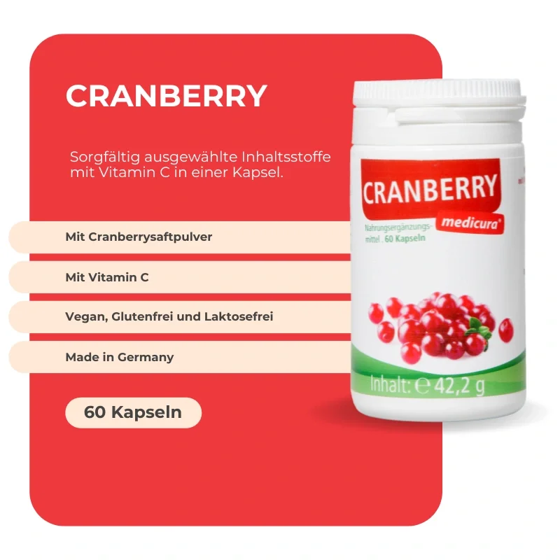 Medicura Cranberry - 60 Kapseln