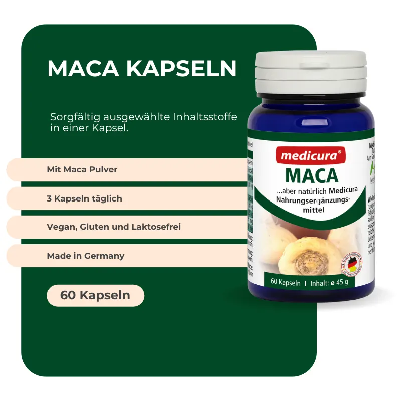 Medicura Maca Kapseln - 60 Kapseln