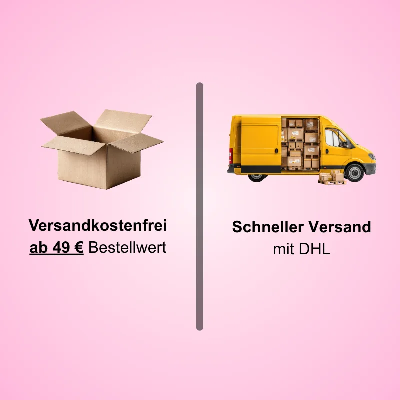 Kostenloser Versand ab 49 € per DHL