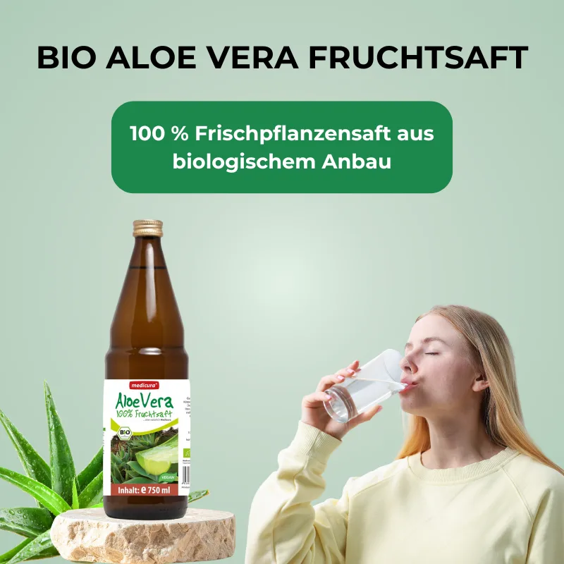 Medicura Bio Aloe Vera Frischplanzensaft - 750 ml
