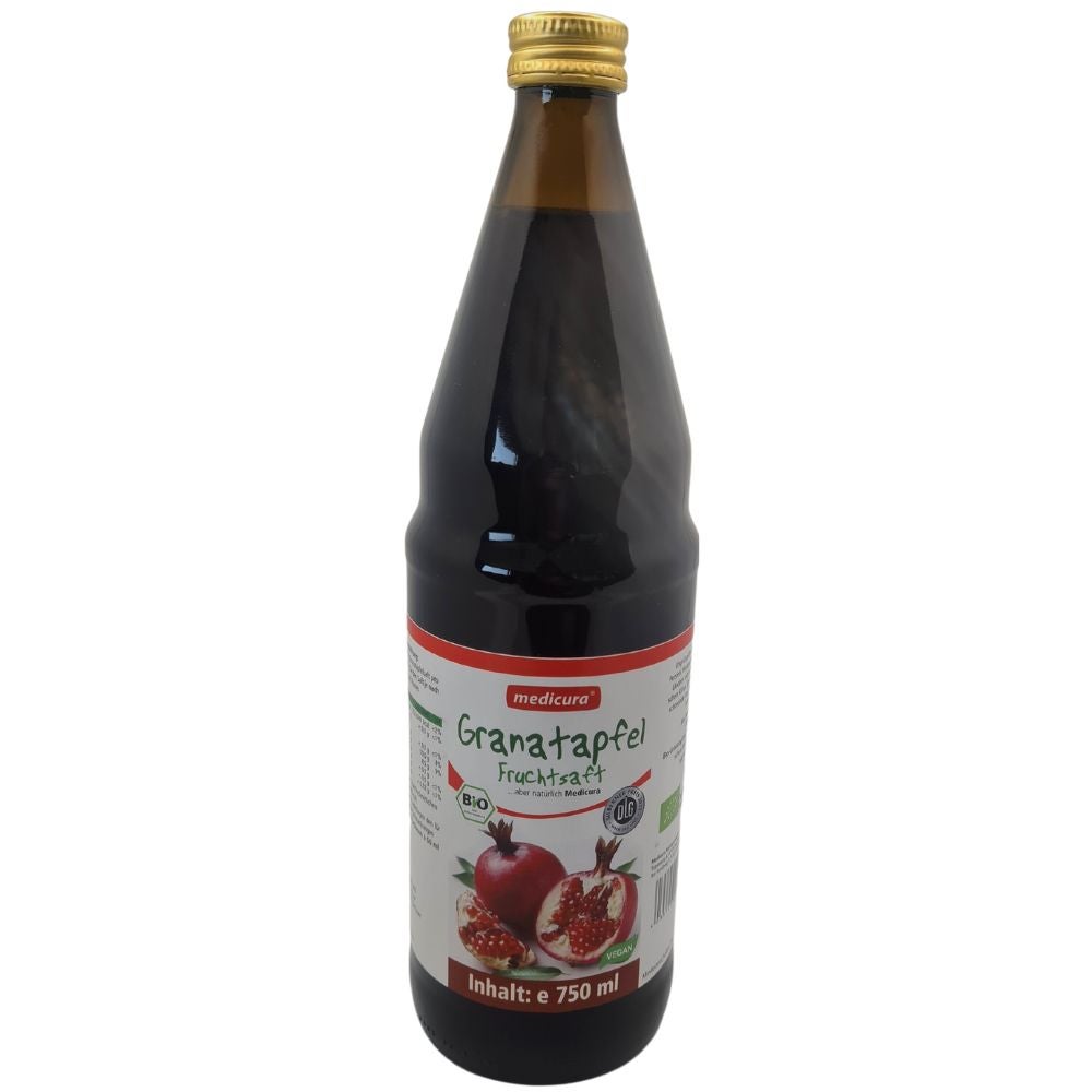 Bio Granatapfel 100% Fruchtsaft - 750 ml Glasflasche Bio Granatapfel 100% Fruchtsaft - 750 ml Glasflasche