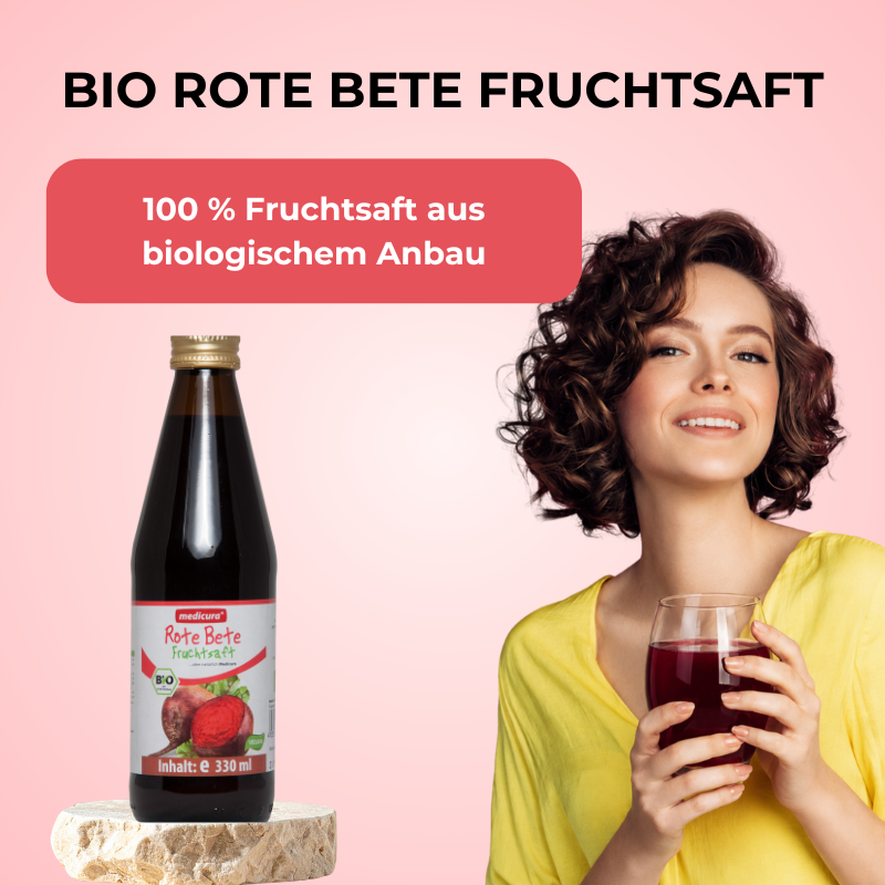 Bio Rote Bete 100 % Saft - 330 ml Glasflasche