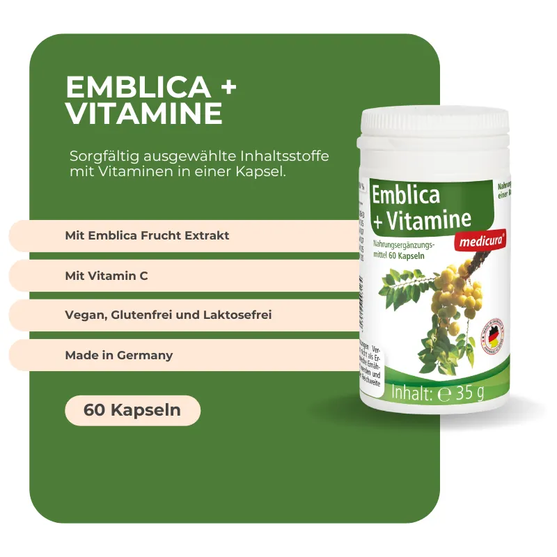 Medicura Emblica + Vitamine - 60 Kapseln