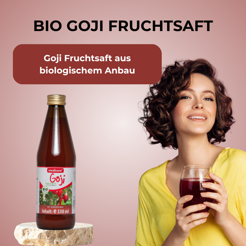 Bio Goji 100 % Fruchtsaft - 330 ml Glasflasche