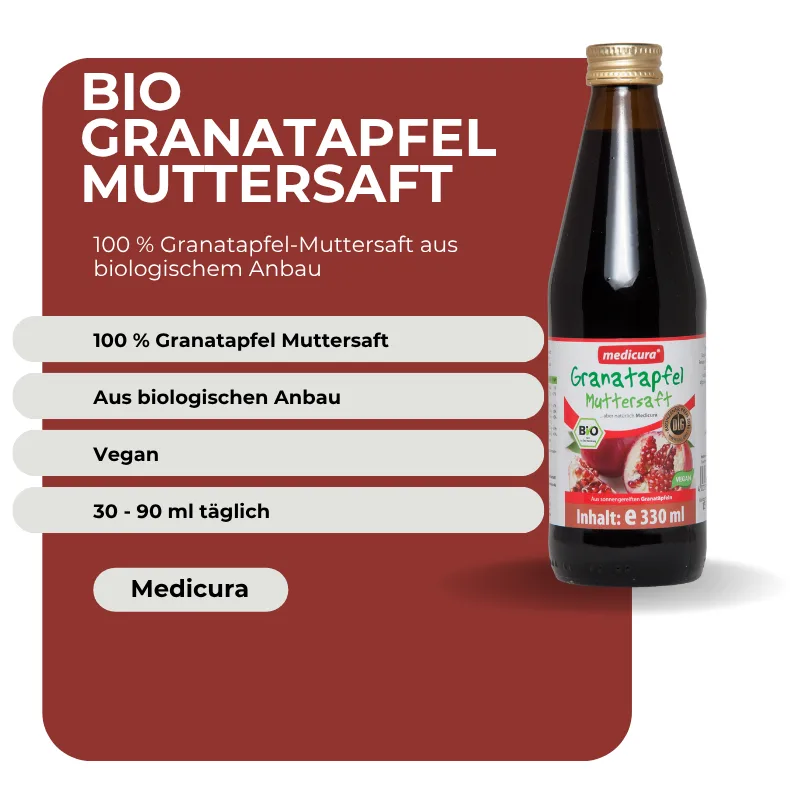 Medicura Bio Granatapfel muttersaft - 330 ml