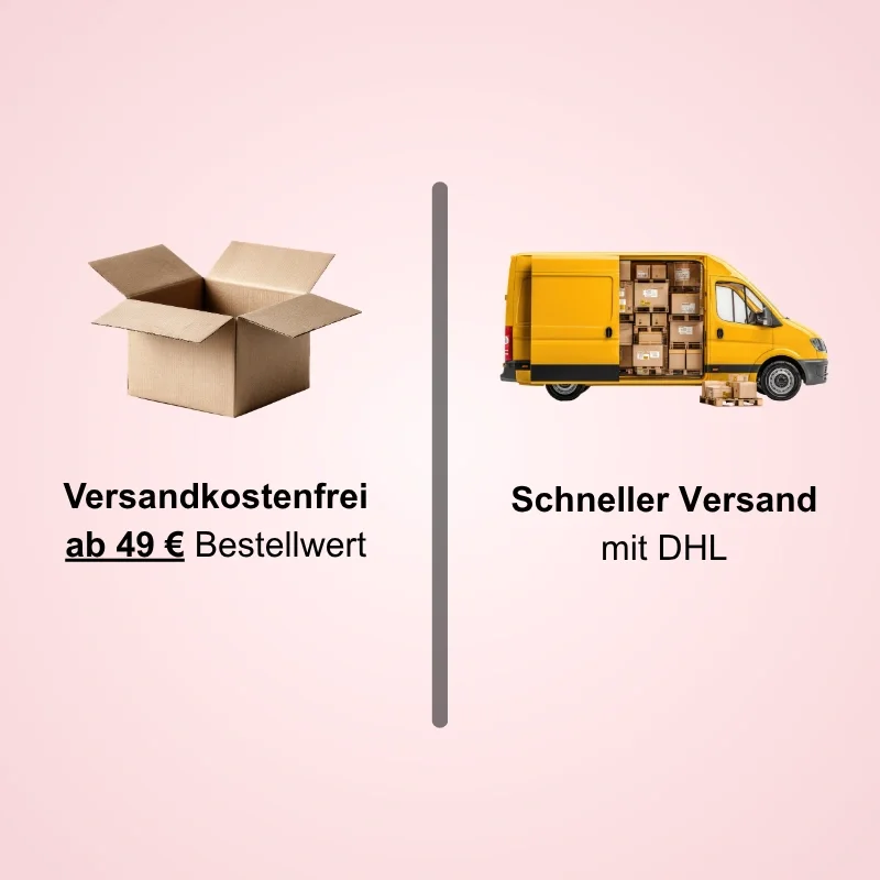 Kostenloser Versand ab 49€ per DHL