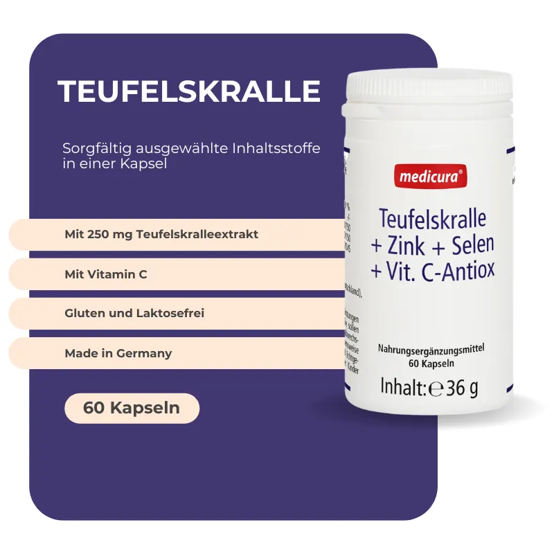 Medicura Teufelskralle - 60 Kapseln