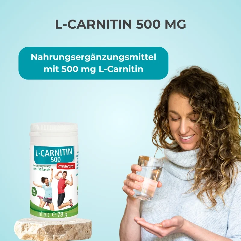 Medicura L-Carnitin 500 mg 60 Kapseln