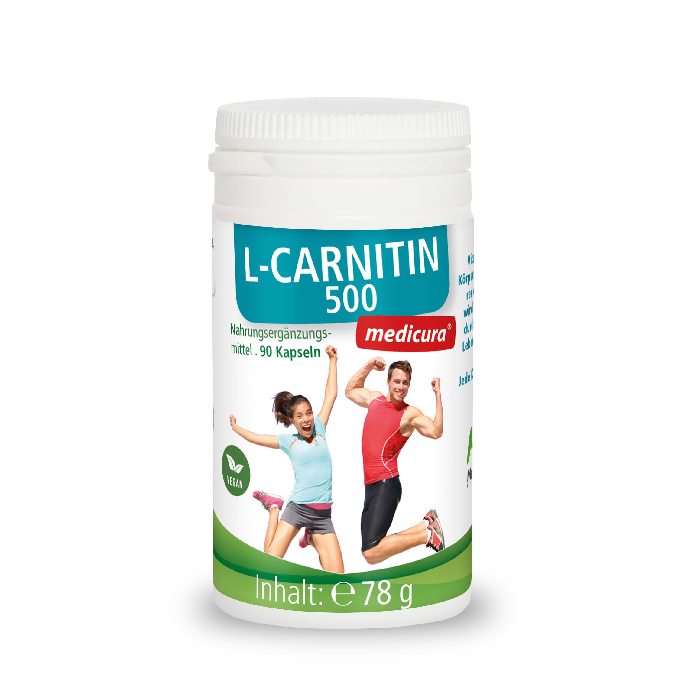 L-Carnitin 500 mg - 90 Kapseln L-Carnitin 500 mg - 90 Kapseln