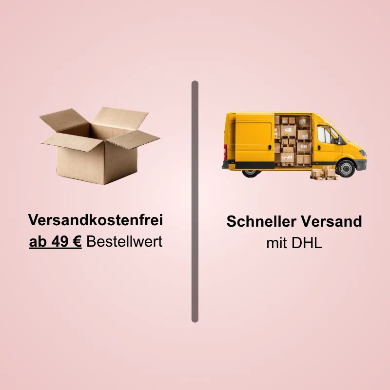 Kostenloser Versand ab 49 € per DHL