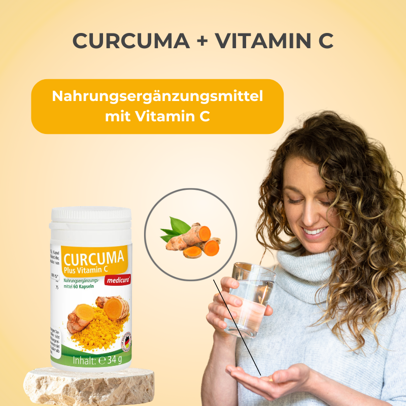 Medicura Curcuma + Vitamin C - 60 Kapseln