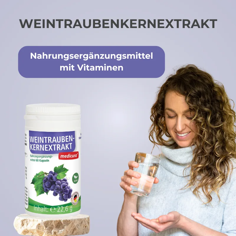 Medicura Weintraubenkernextrakt - 60 Kapseln