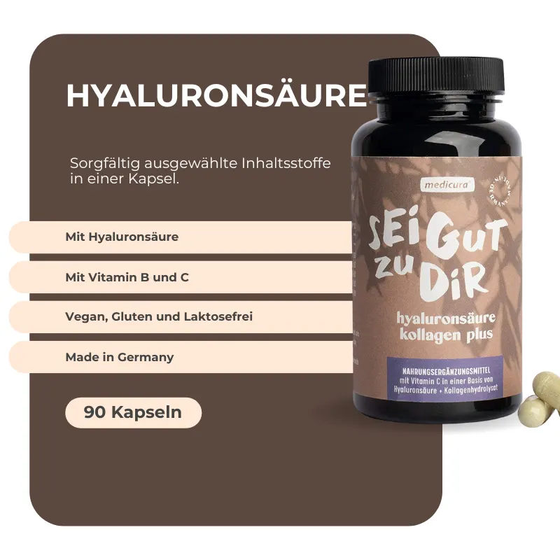 Medicura Hyaluronsäure - 90 Kapseln
