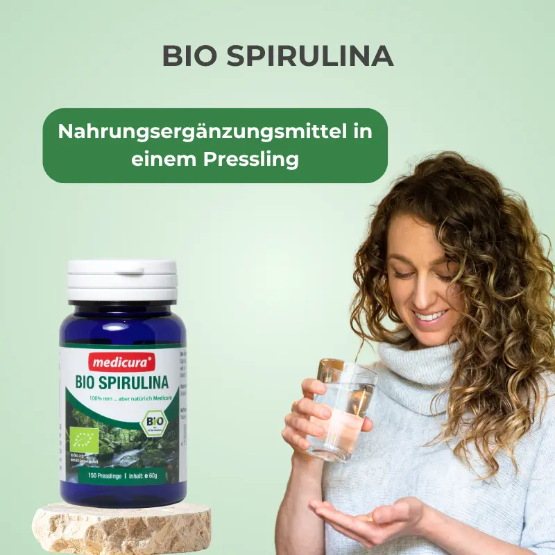 Medicura BIO Spirulina 150 Presslinge