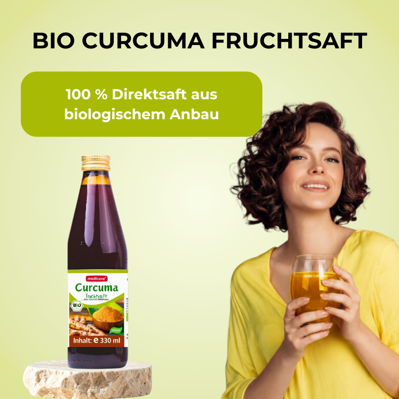 Bio Curcuma 100 % Fruchtsaft - 330 ml Glasflasche