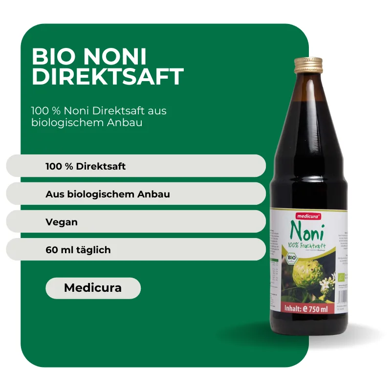Medicura Bio Noni Direktsaft - 750 ml
