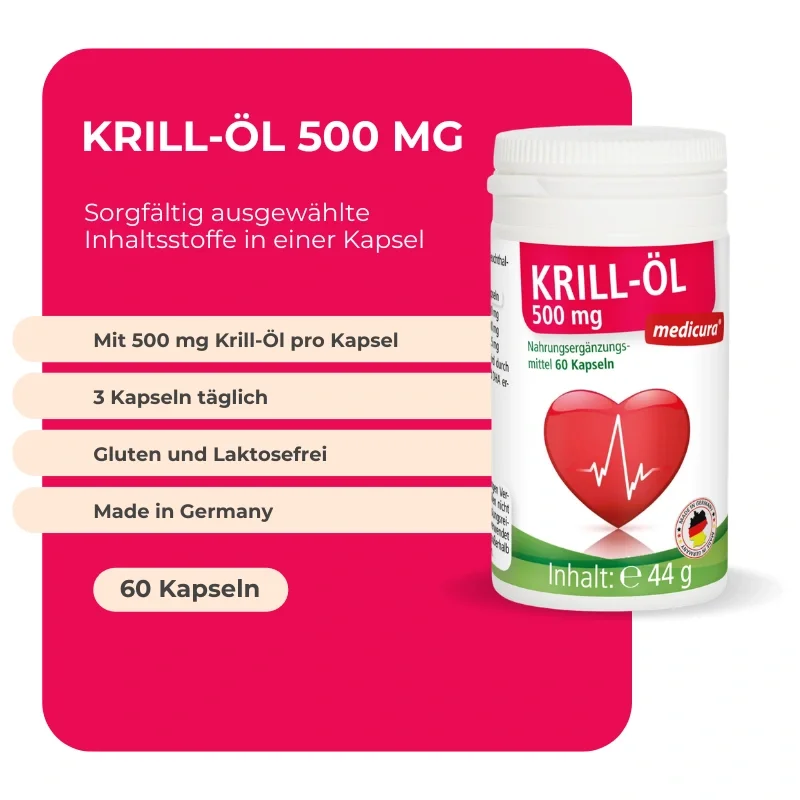 Medicura Krill-ÖL - 60 Kapseln