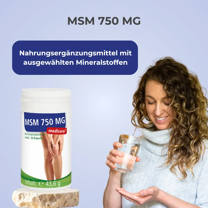 Medicura MSM 750 mg - 50 Kapseln