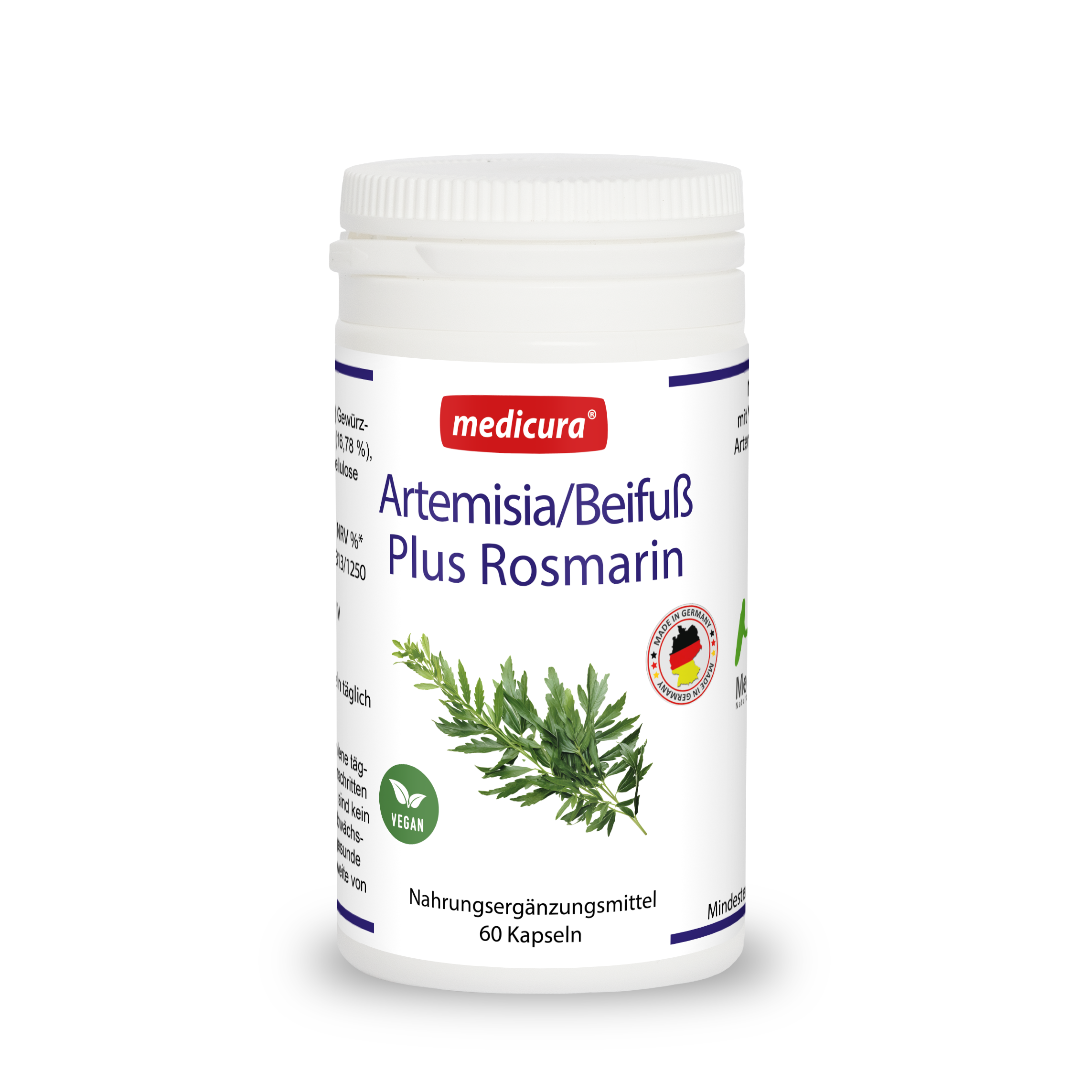 Artemisia/Beifuß plus Rosmarin - 60 Kapseln