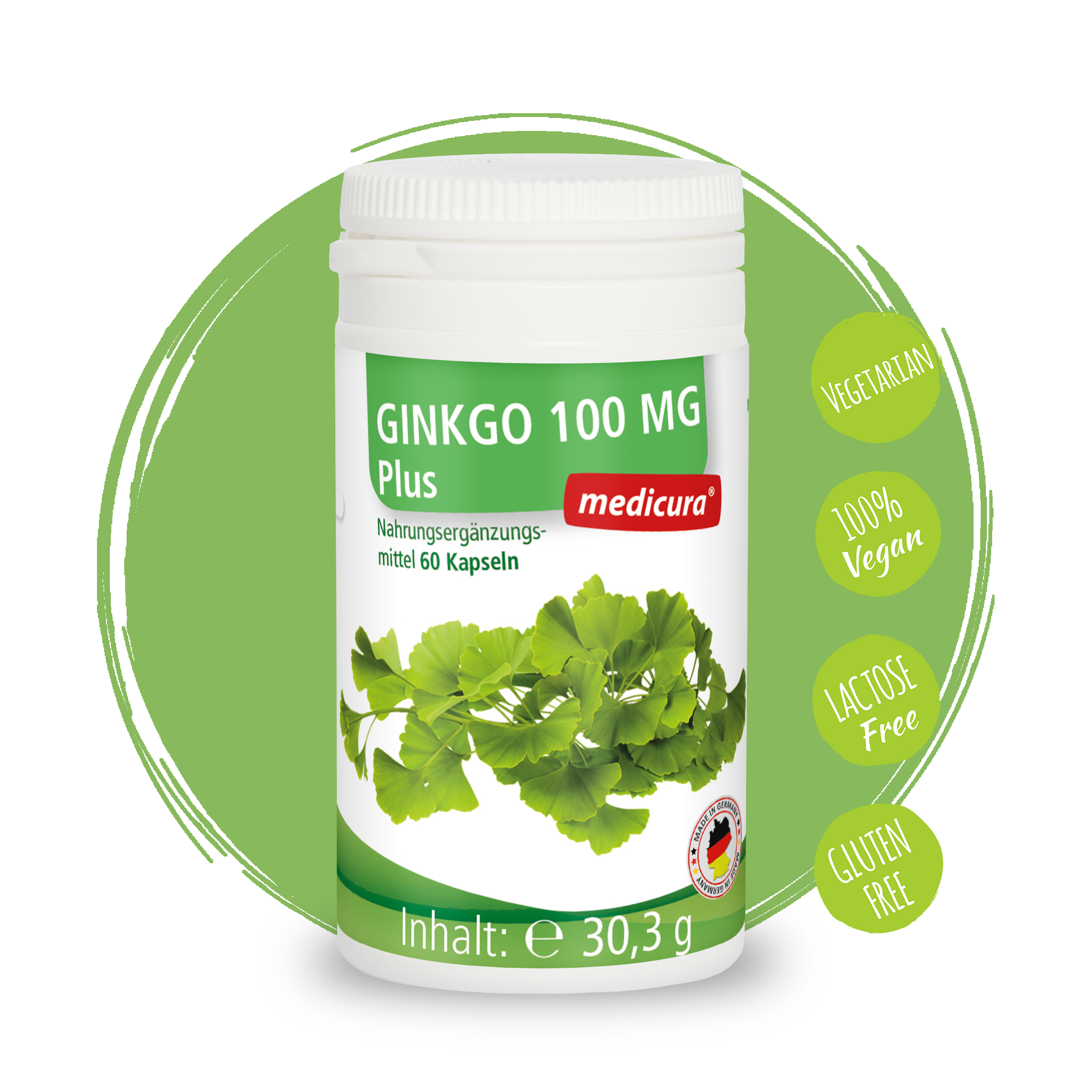 Ginkgo 100mg Plus - 60 Kapseln Ginkgo 100mg Plus - 60 Kapseln