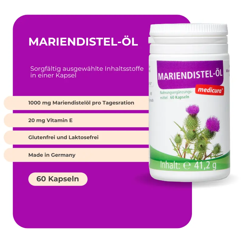 Medicura Mariendistelöl 60 Kapseln