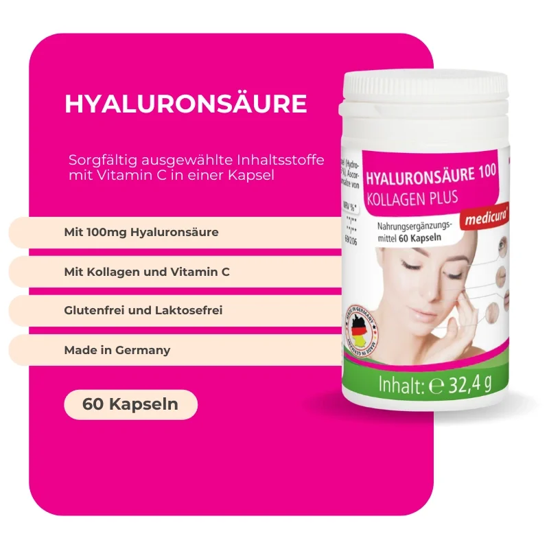Medicura Hyaluronsäure 60 Kapseln
