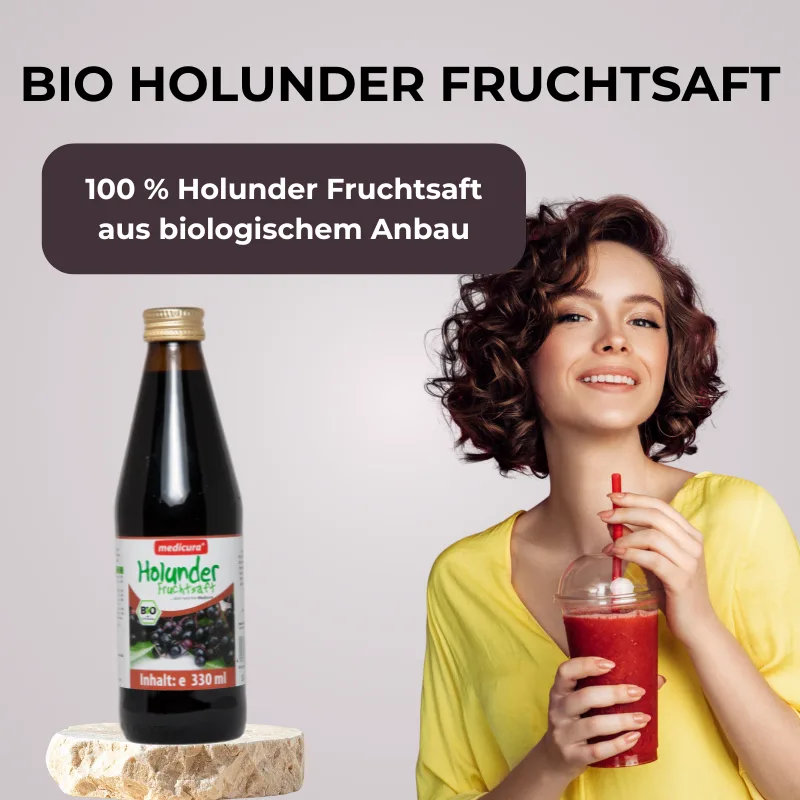 Medicura Bio Holunder Fruchtsaft - 330 ml