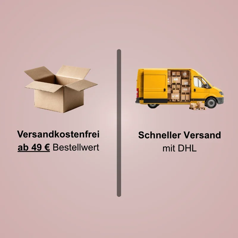 Kostenloser Versand ab 49 € per DHL