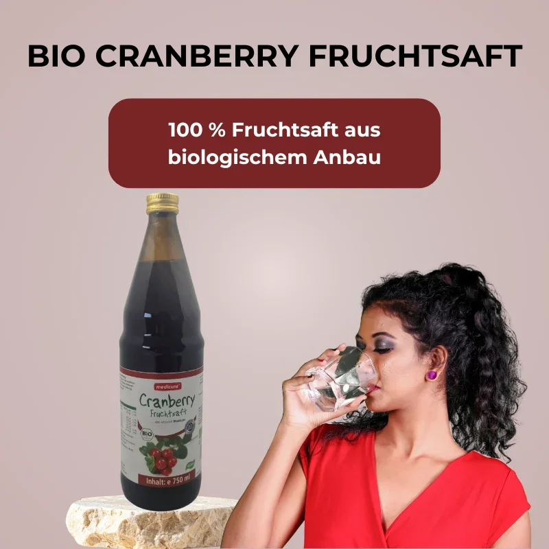 Medicura Bio Cranberry Fruchtsaft - 750 ml