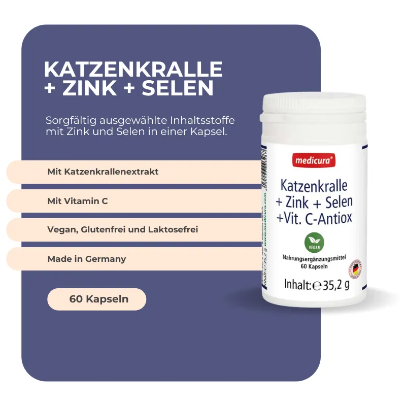 Medicura Katzenkralle - 60 Kapseln