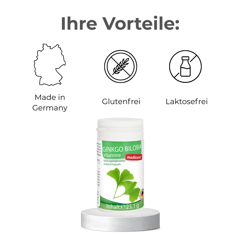 Ginkgo Biloba - 60 Kapseln