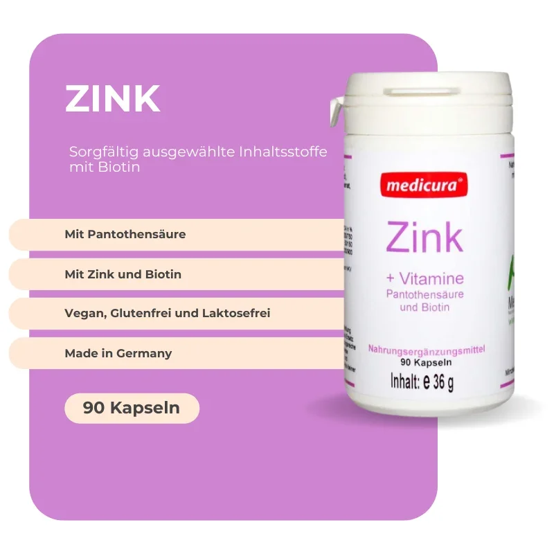 Medicura Zink - 90 Kapseln