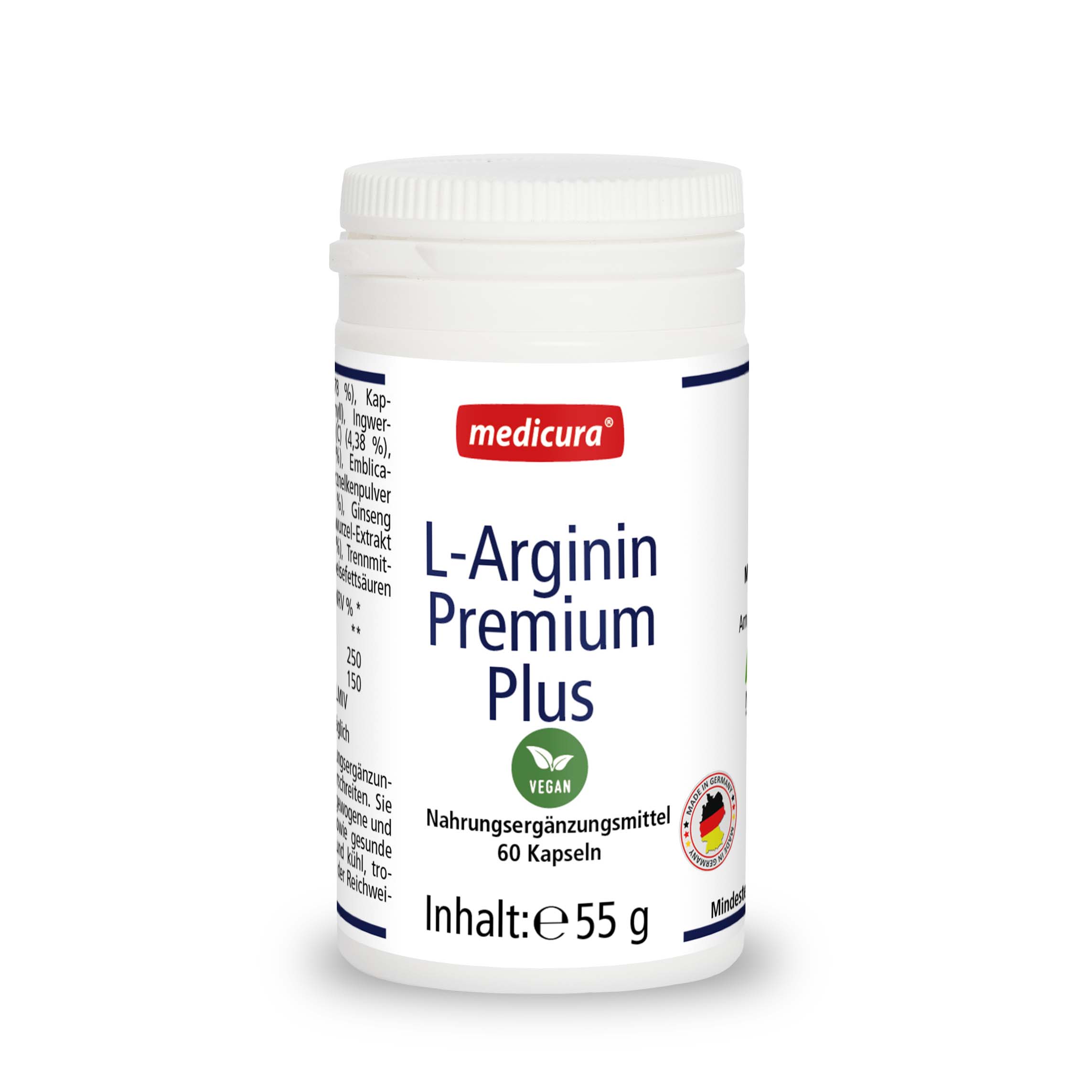 L-Arginin Premium Plus - 60 Kapseln L-Arginin Premium Plus - 60 Kapseln