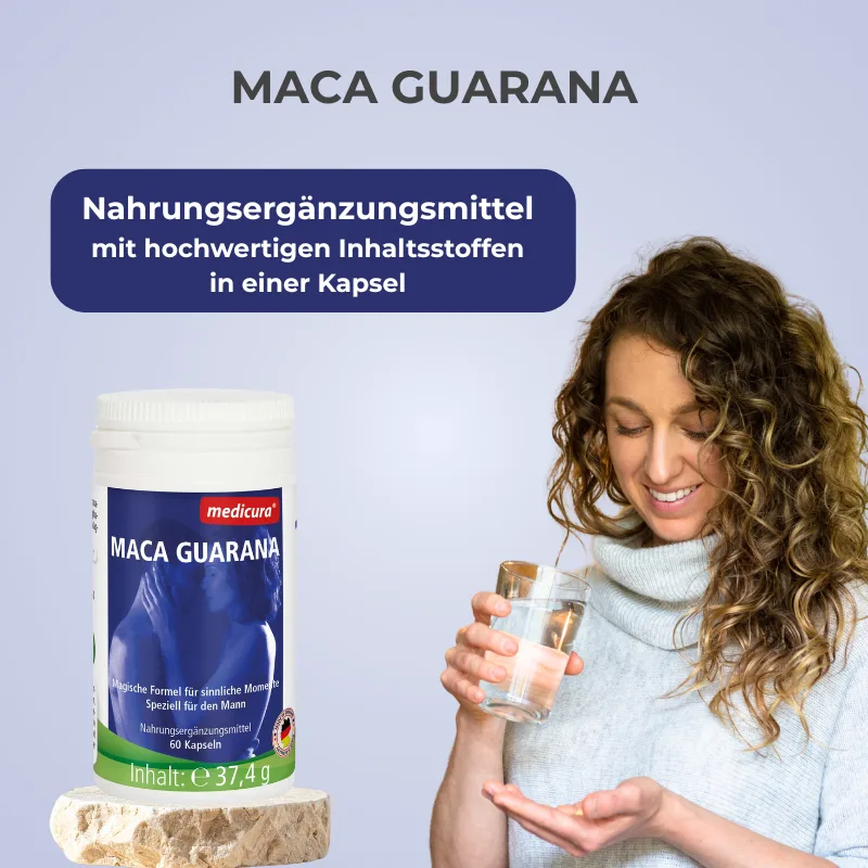 Medicura Maca Guarana - 60 Kapseln