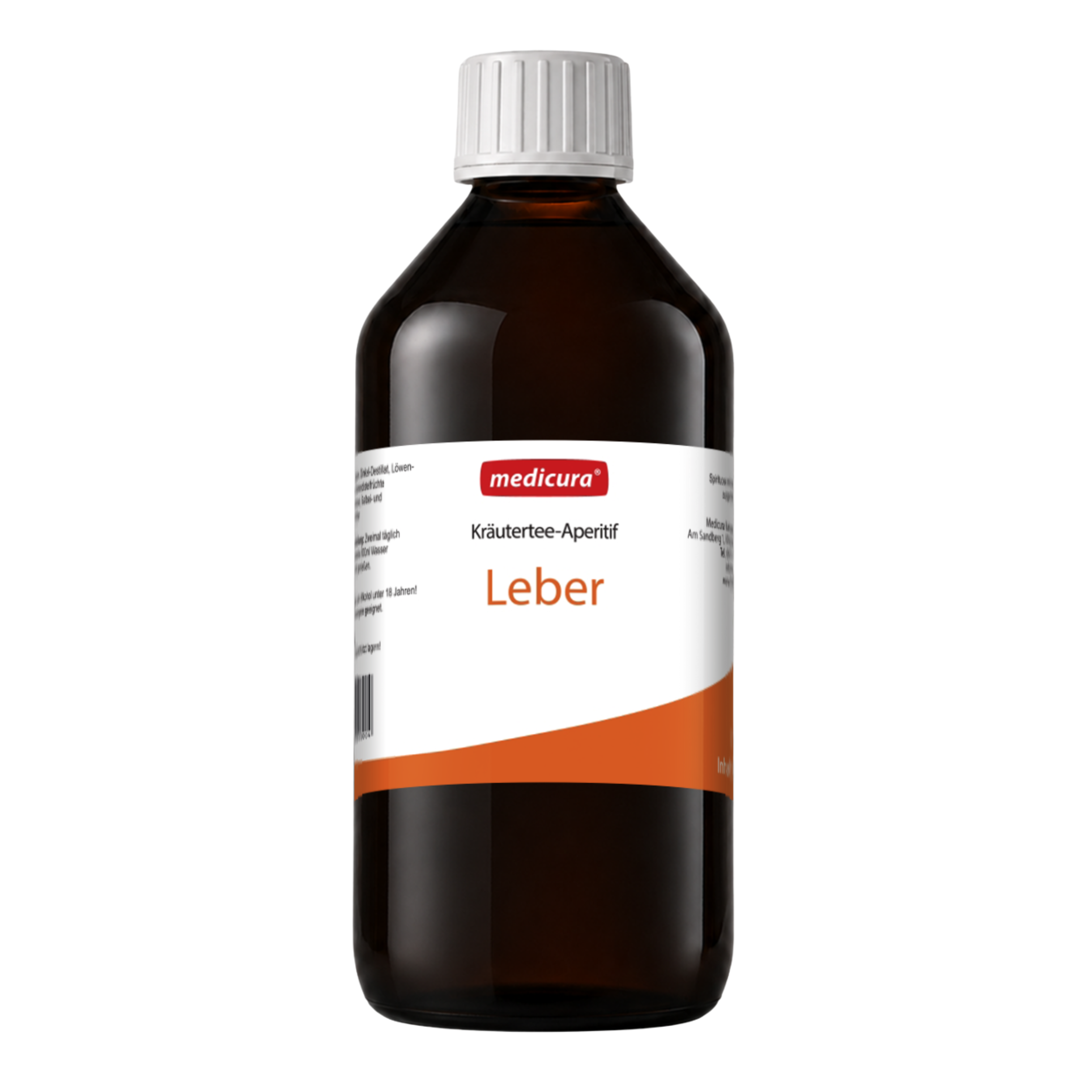 Kräutertee-Aperitif Leber - 500 ml Glasflasche