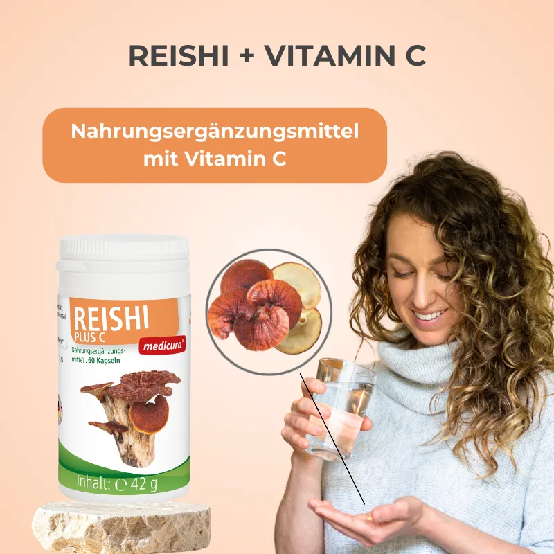 Medicura Reishi + C - 60 Kapseln
