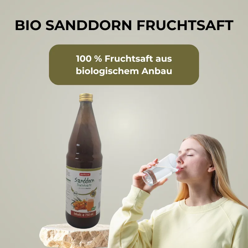 Medicura Bio Sanddorn Fruchtsaft - 750 ml